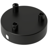 Calex Creations Plafondplaat - 3 gaten - Zwart