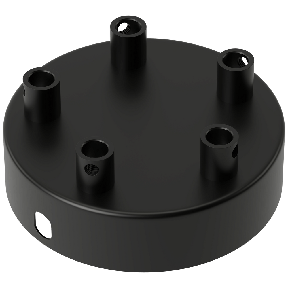 Calex Creations Plafond plaat - Zwart - 5 gaten