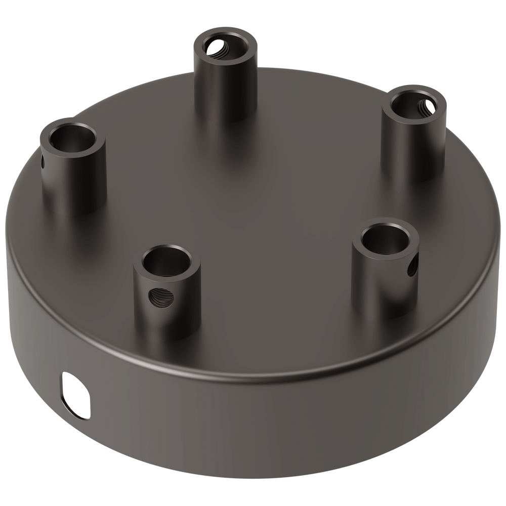 Calex Creations Plafond plaat - Zwart - 5 gaten