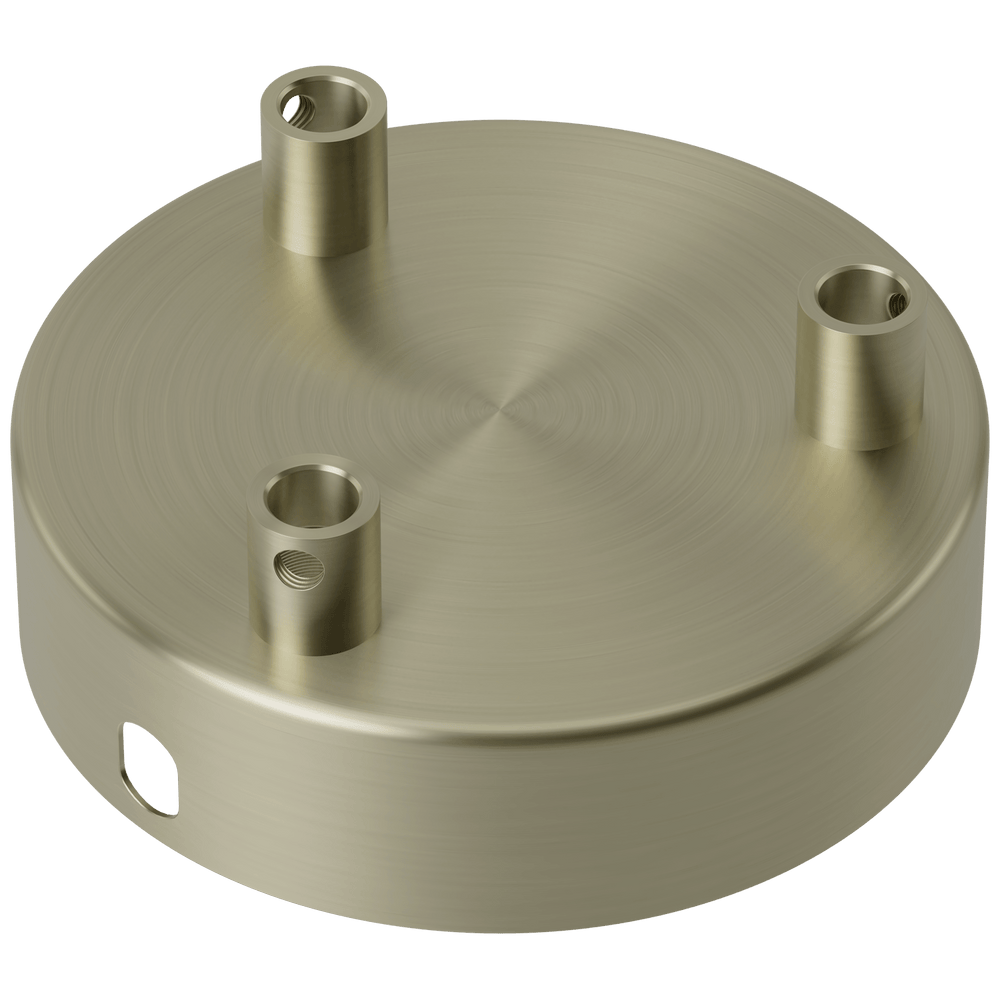 Calex Creations Plafondplaat - 3 gaten - Brons