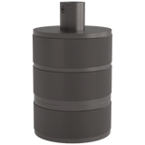 Calex Creations Lamphouder - Zwart - E27 - 3 Ring model