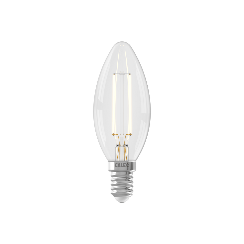 Calex Filament LED Lamp - E14 - B35 - Helder