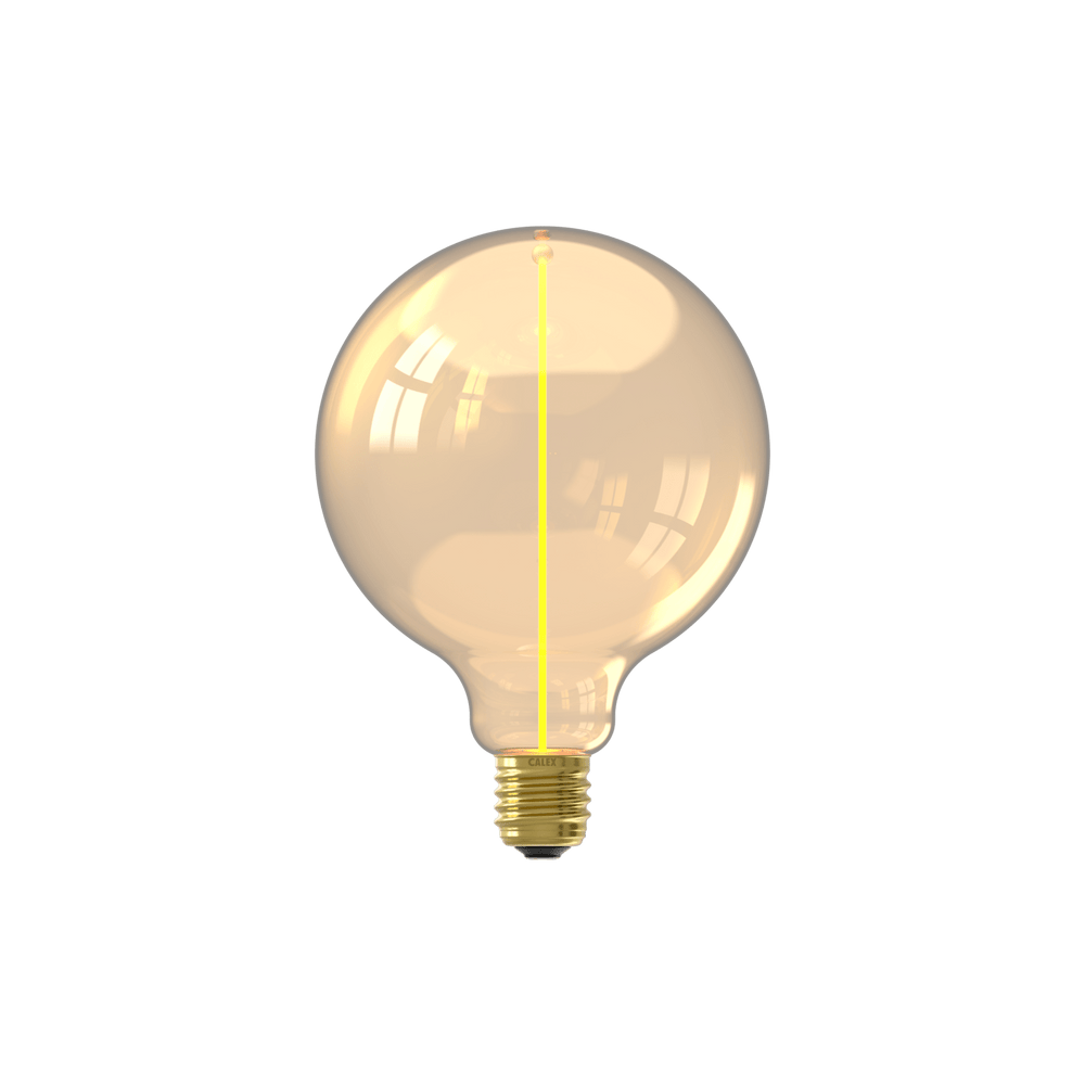 Calex Magneto LED Lamp - E27 - G125 - Goud