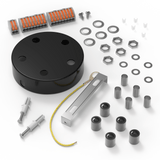 Calex Creations Plafond plaat - Zwart - 5 gaten