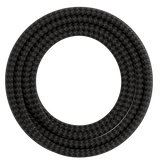 Calex Creations Textiel kabel - Zwart/Grijs - 1.5meter