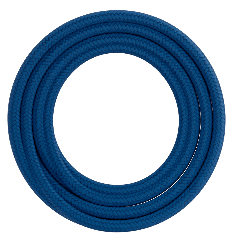 Calex Creations Fabric cable - Blue - 1.5meter