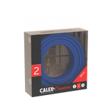 Calex Creations Fabric cable - Blue - 1.5meter