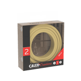 Calex Creations Textiel kabel - Goud - 1.5meter