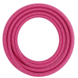 Calex Creations Fabric cable - Pink - 1.5meter