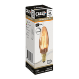 Calex Ampoule LED Crown - E14 - B35 - Or