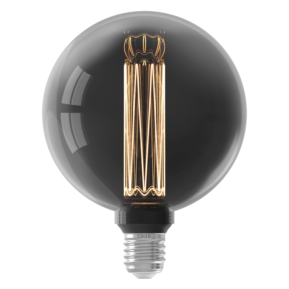 Calex Ampoule LED Série Crown - E27 - G125 - Titane