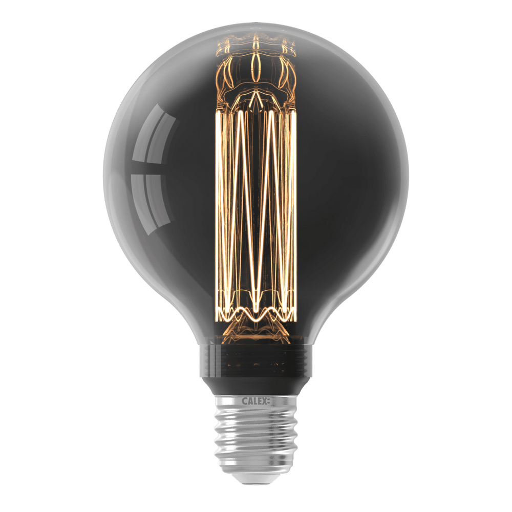 Calex Crown Series LED Bulb - E27 - G95 - Titanium