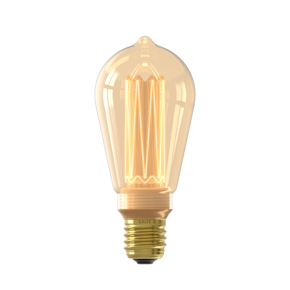 Calex Crown Series LED Bulb - E27 - ST64 - Gold