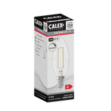 Calex Filament LED Lamp - E14 - B35 - Helder