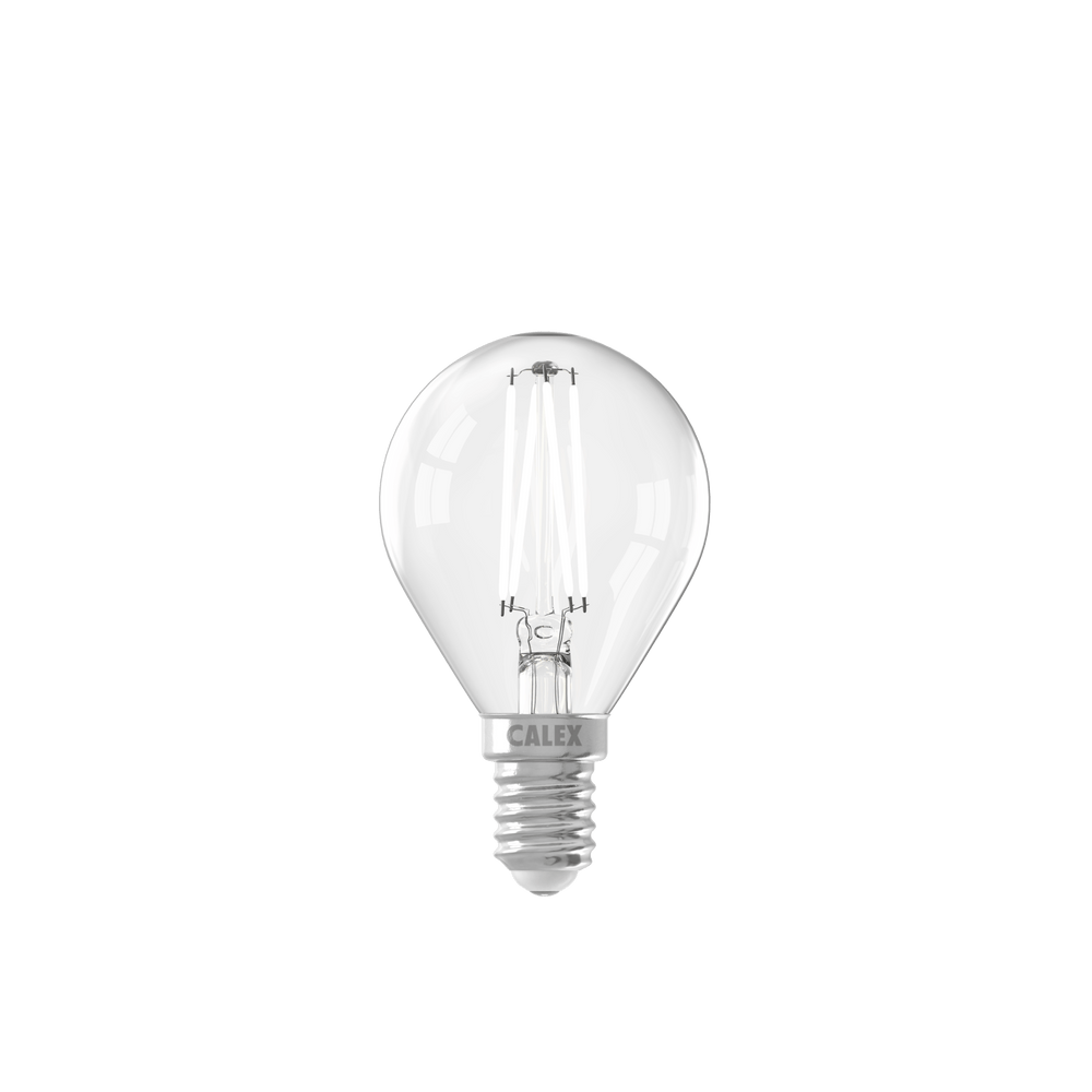 Calex Filament LED Lamp - E14 - P45 - Clear