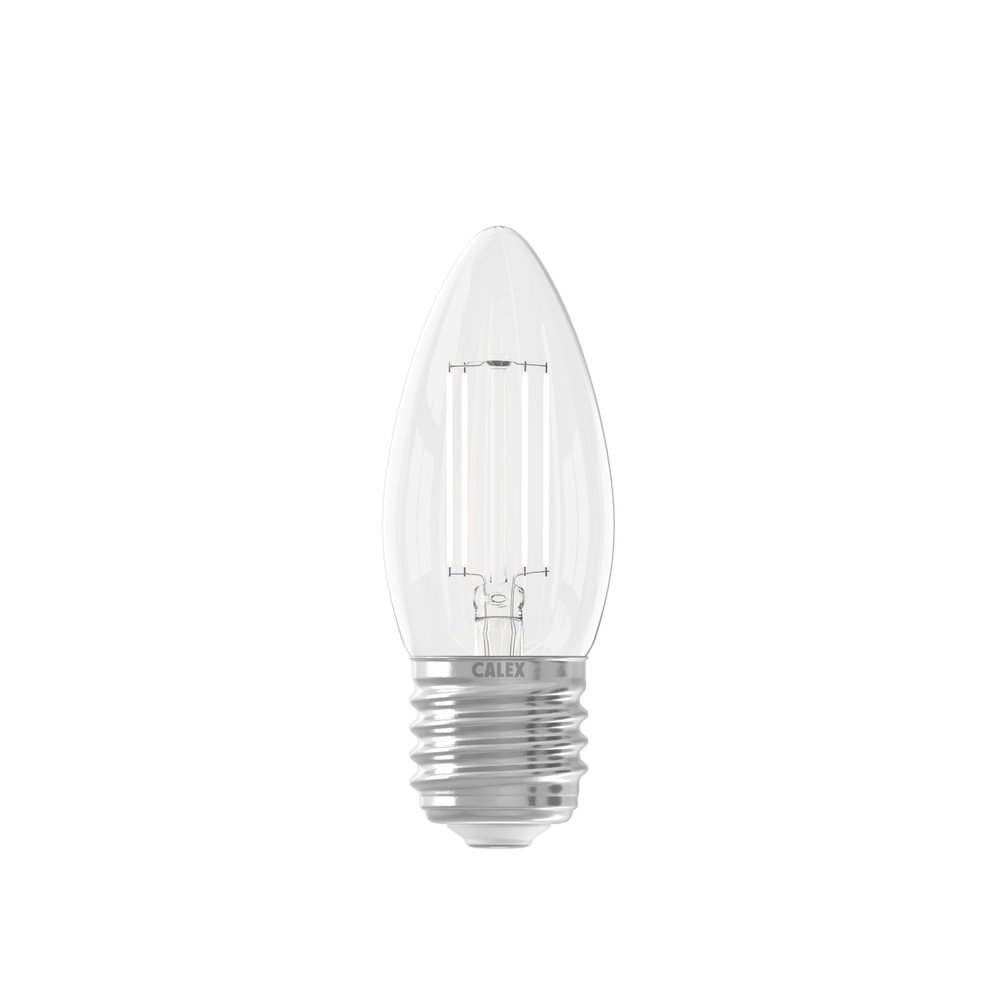 Calex Filament LED Lamp - E27 - B35 - Helder