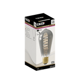 Calex Spiral Filament LED Bulb - E27 - ST64 - Titanium