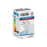 Calex Incandescent Bulb - E14 - P45 - White