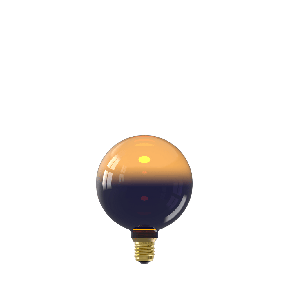Calex Inception Bulb - E27 - G125 - Gradient Black/Gold