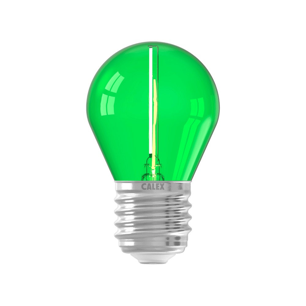 Calex Party Bulb - E27 - G45 - Green