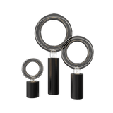 Calex Rada combi set LED Lamp Titanium - E27 - 4/5/6W - Dimbaar