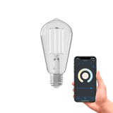 Calex Smart Ampoule LED - Filament - ST64 - CCT - Transparent