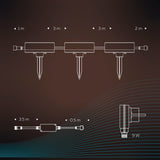 Calex Smart Padverlichting 24V - Set van 3 - RGB + CCT