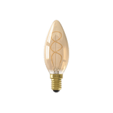 Calex Spiral Filament LED Lamp - E14 - B35 - Gold
