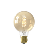 Calex Spiral Filament LED Bulb - E27 - G80 - Gold