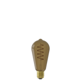 Calex Spiral Filament LED Bulb - E27 - ST64 - Natural