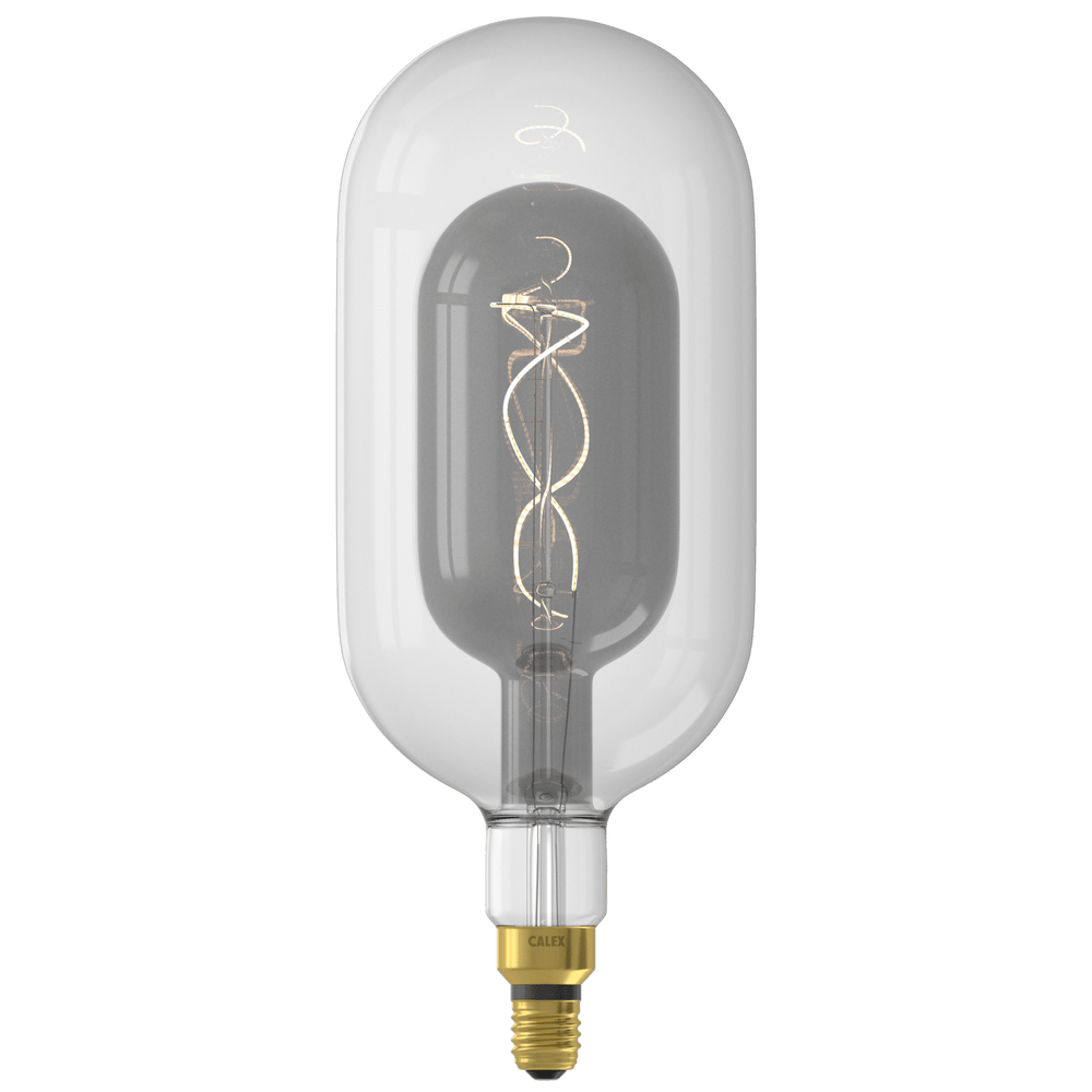 Calex Sundsvall - E27 - Filament - Titanium -Warm Wit- 3W - Dimbaar