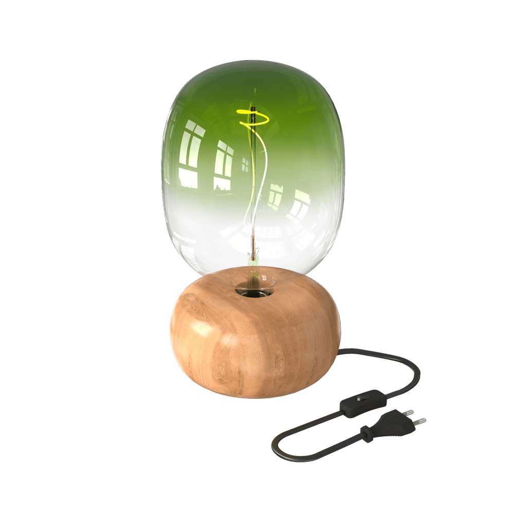 Calex Tafellamp Rond - E27 - FSC® Hout