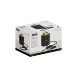 Calex TafelLamp Rond - E27 - Marmer - Zwart