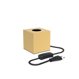 Calex TafelLamp Vierkant - E27 - Goud - Excl. Lichtbron