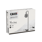 Calex U-Line Vloerlamp - E27 - Zwart