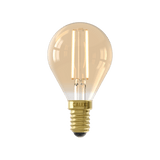 Calex Warm Filament LED Lamp - E14 - P45 - Goud
