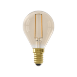 Calex Warm Filament LED Lamp - E14 - P45 - Goud