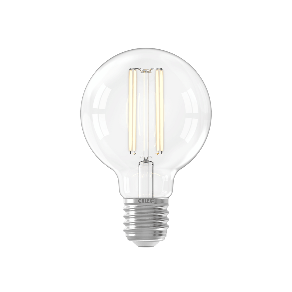 Calex Warm Filament LED Lamp - E27 - G80 - Helder - 3.5W - Dimbaar
