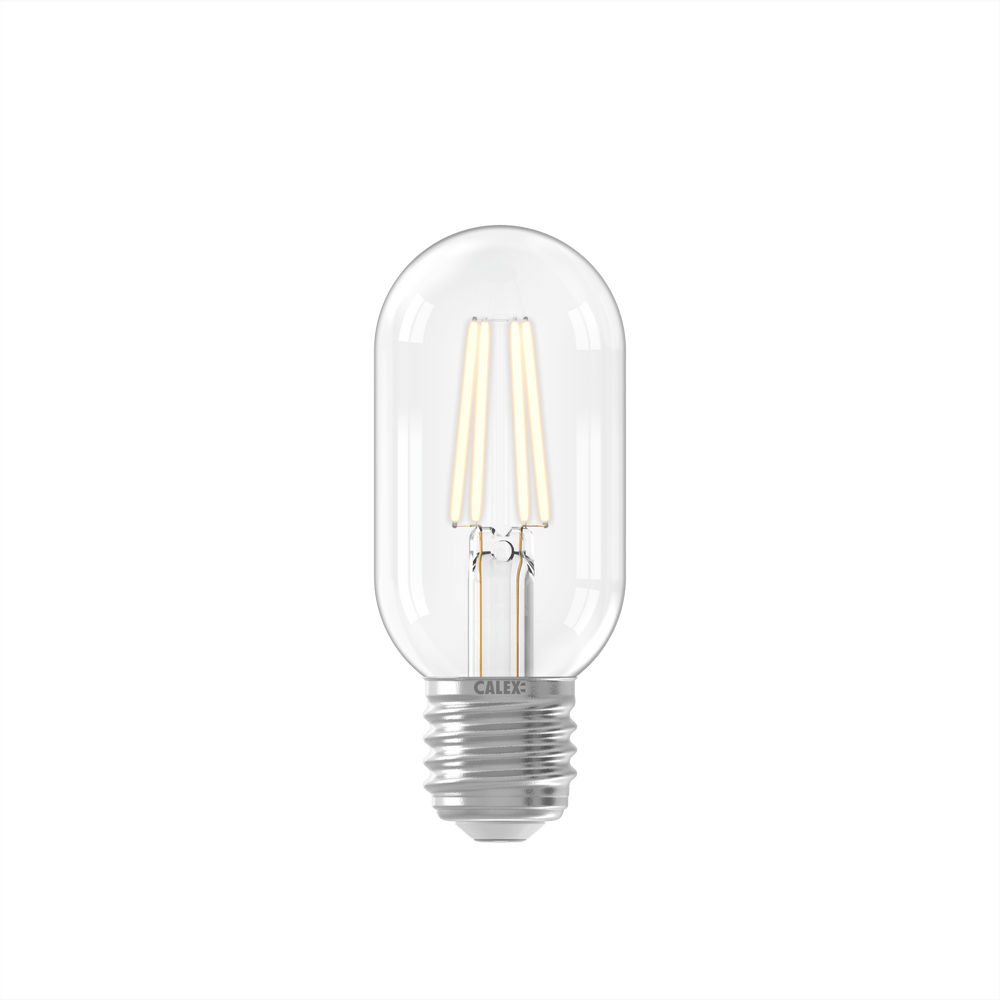 Calex Warm Filament LED Lamp - E27 - T45 - Clear - 3.5W - Dimmable