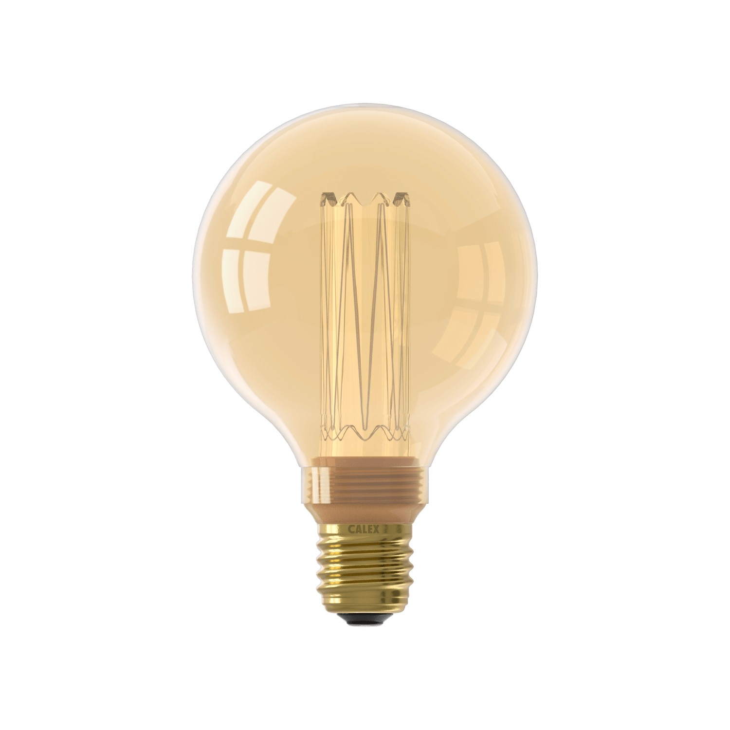 Calex Crown Serie LED Lamp - E27 - G95 - Goud