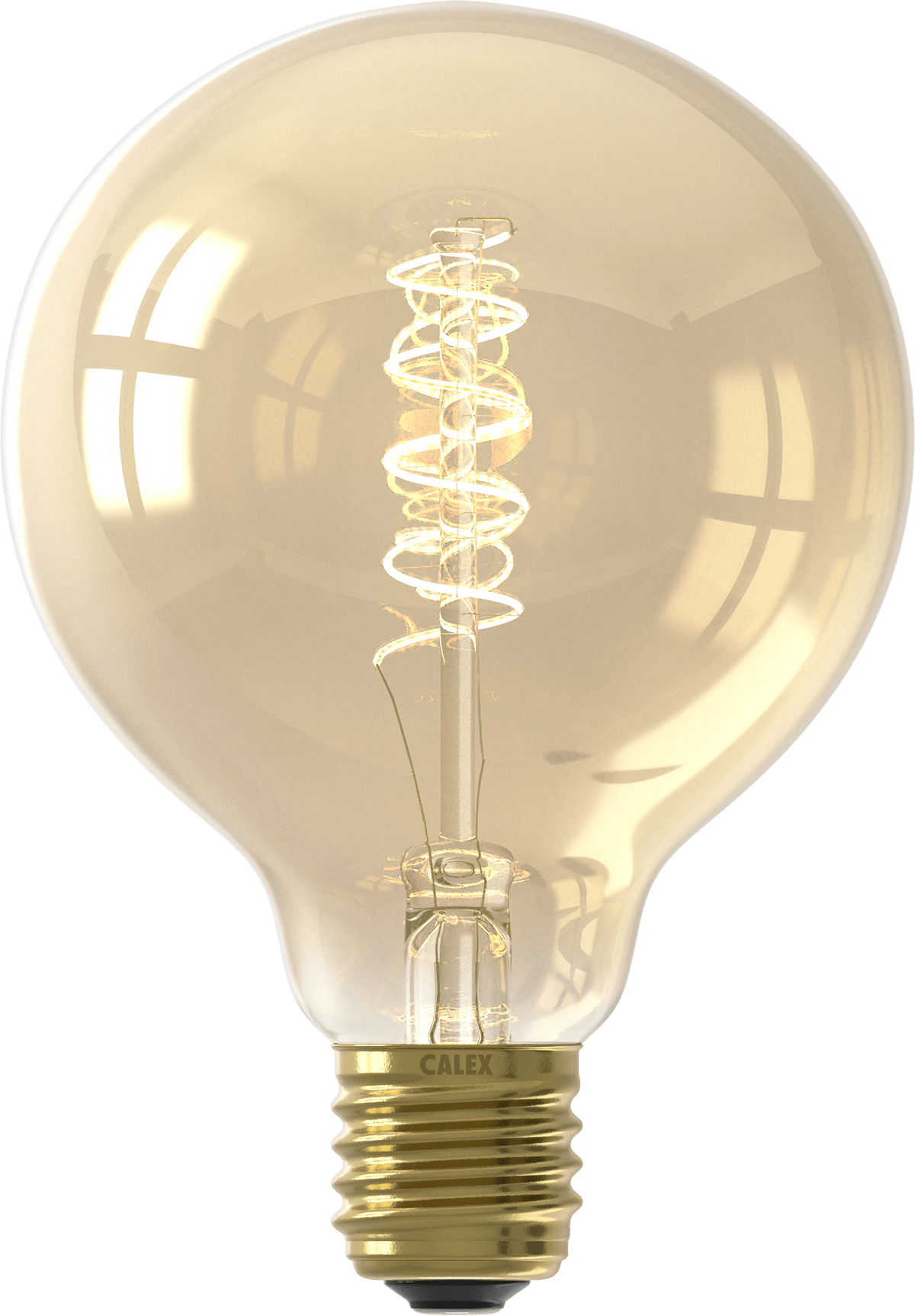 Calex Flex Filament LED Lamp - E27 - G95 - Gold