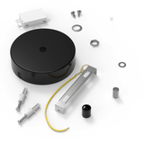 Calex Creations Plafondplaat - 1 gat - Zwart