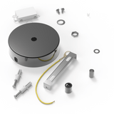 Calex Creations Plafond plaat - Zwart - 1 gat