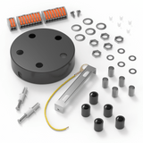 Calex Creations Plafond plaat - Zwart - 5 gaten