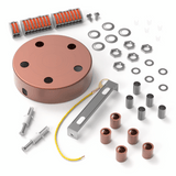 Calex Creations Plafond plaat - Koper - 5 gaten