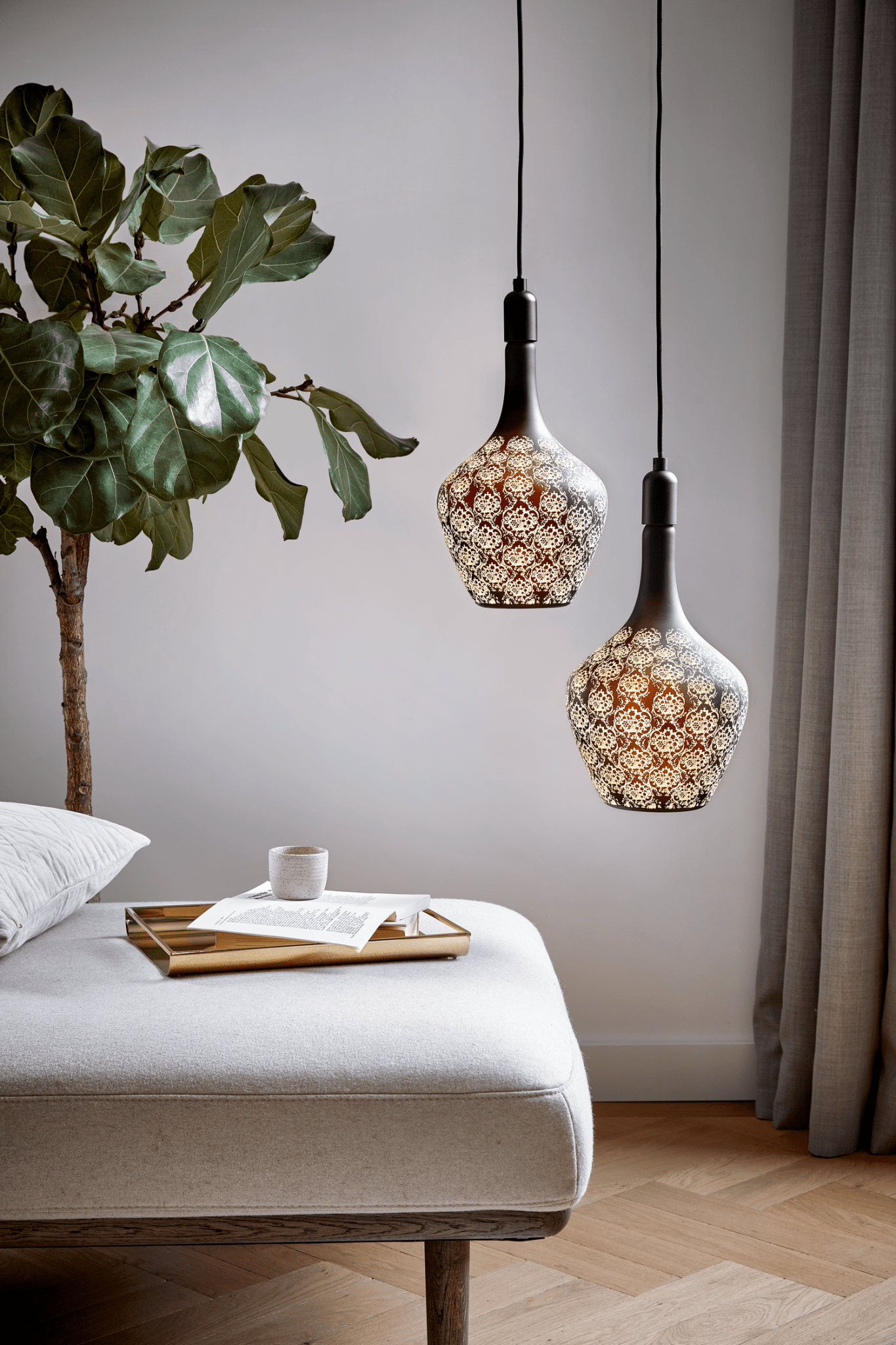 Calex Creations Textiel kabel - Zwart - 1.5meter