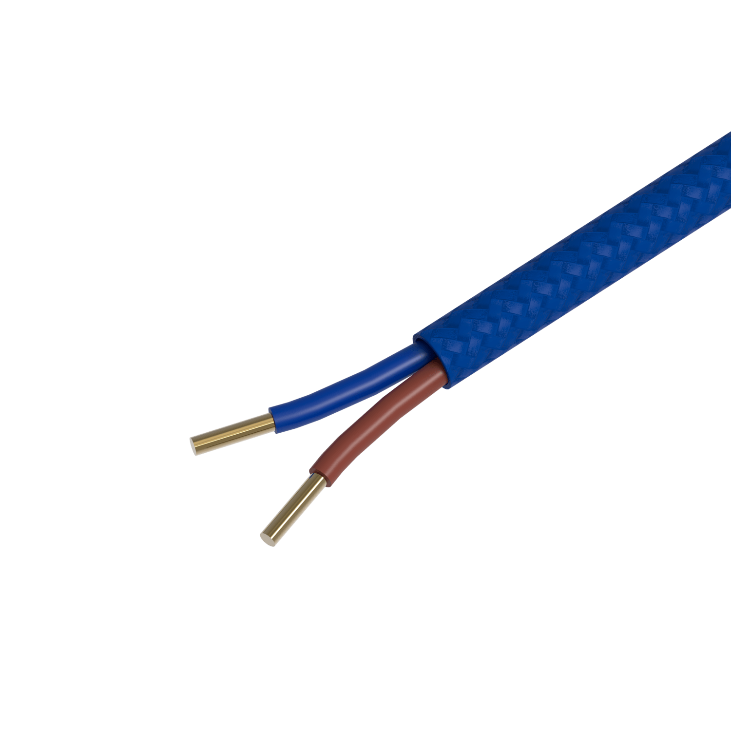 Calex Creations Textiel kabel - Blauw - 1.5meter