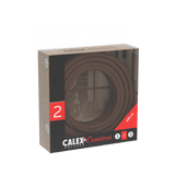 Calex Creations Textiel kabel - Bruin - 1.5meter