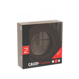 Calex Creations Textiel kabel - Bruin - 1.5meter