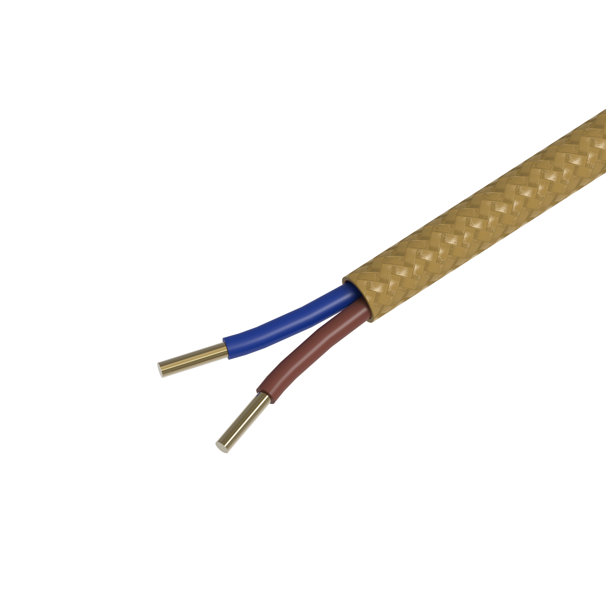 Calex Creations Textiel kabel - Goud - 1.5meter